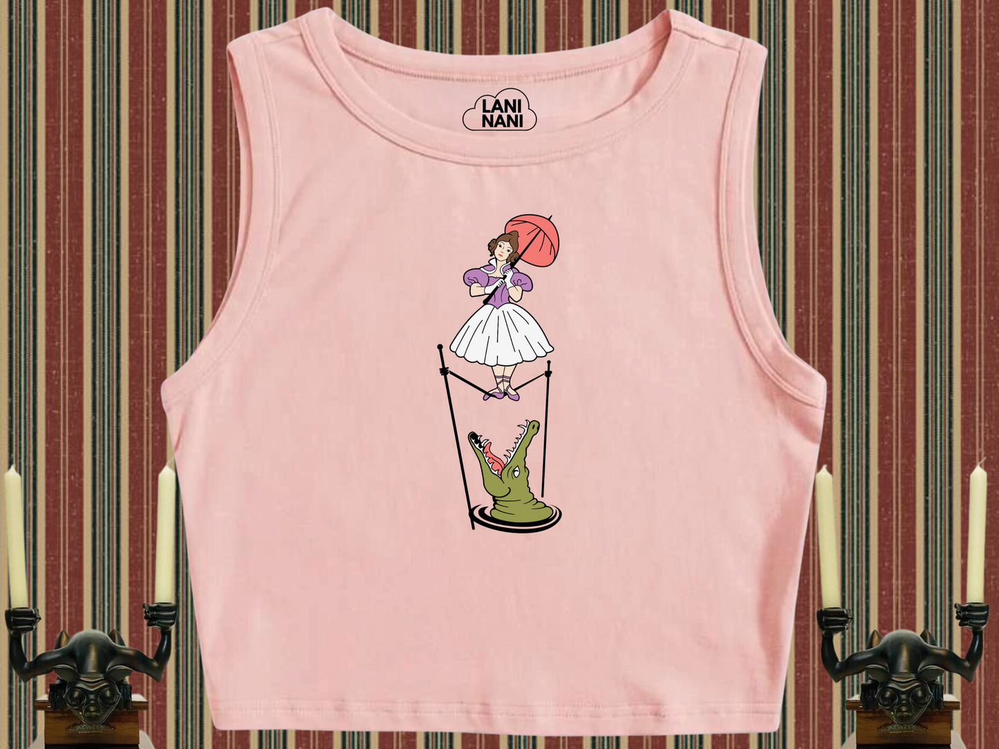 Haunted Mansion Tightrope Ballerina Crop Tank