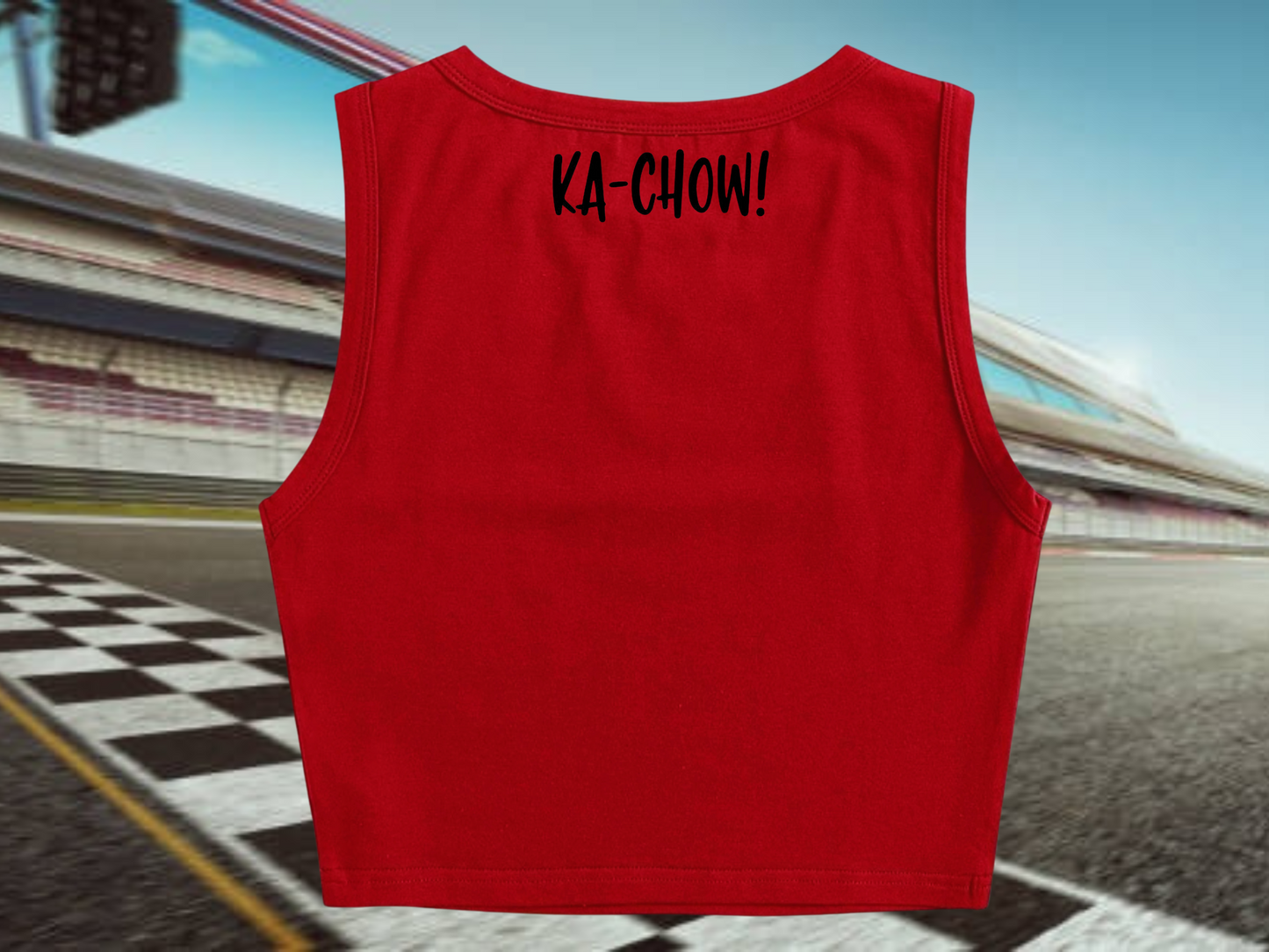 Cars Crop Tank
