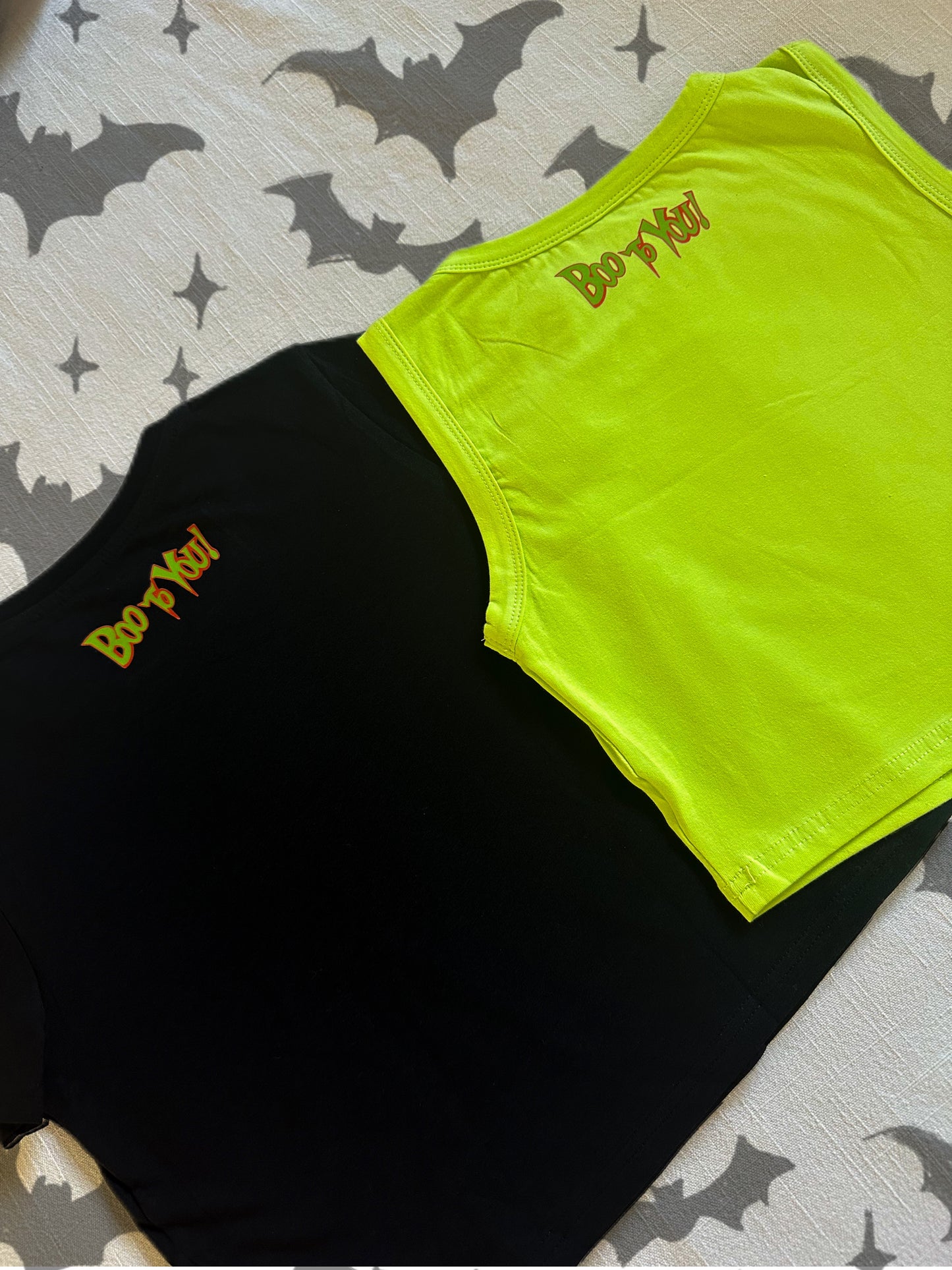 Boo to You Pumpkins Baby Tee/Crop Tank
