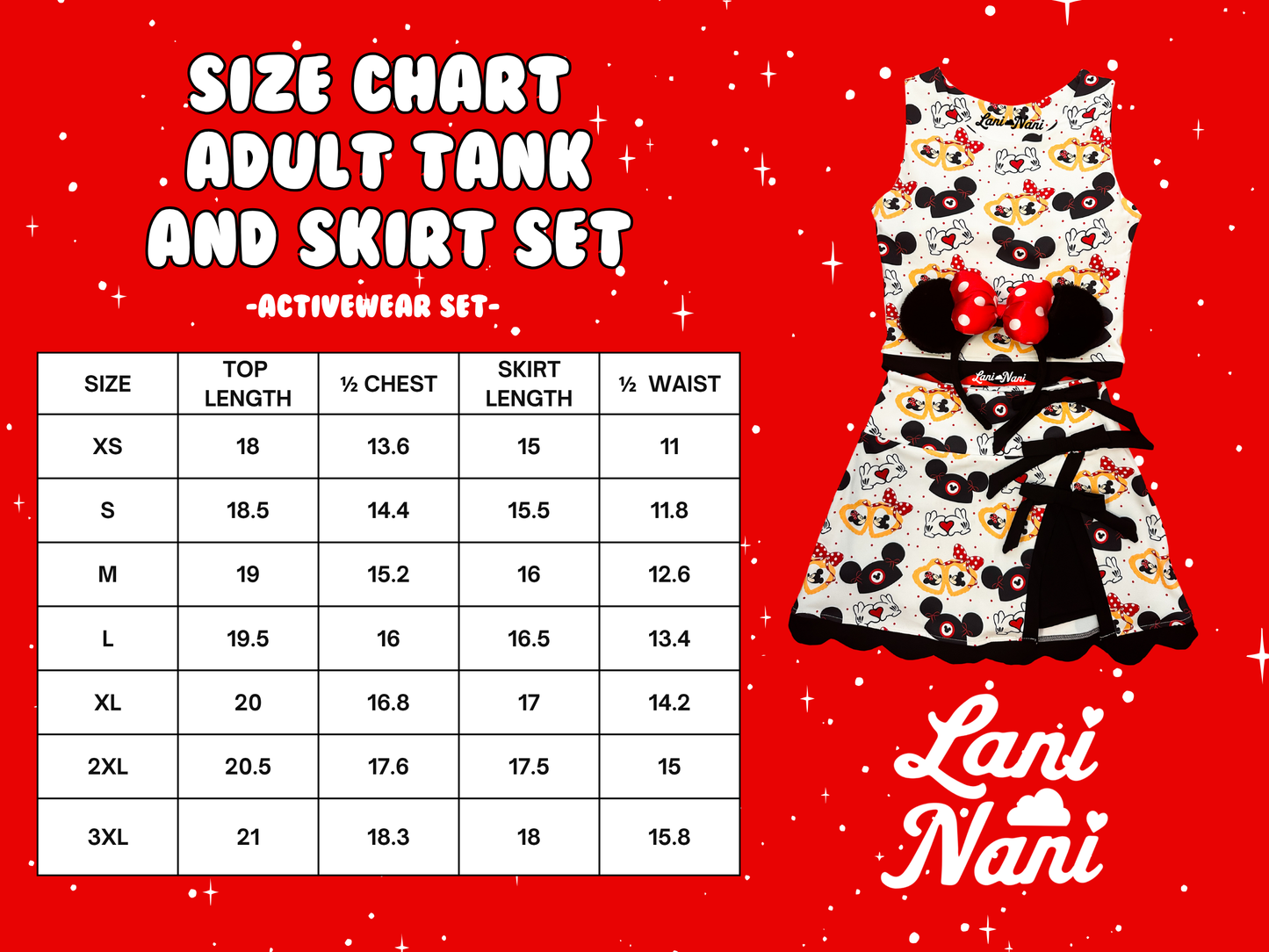 Crop Tank and Skirt Athletic Set