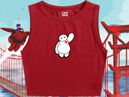 Baymax Crop Tank