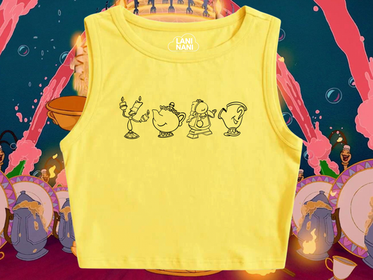 Be Our Guest Crop Tank