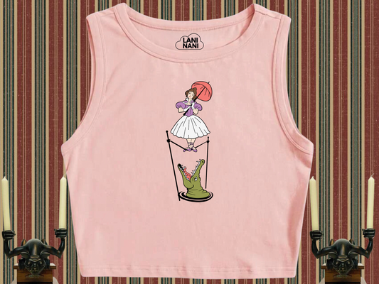 Haunted Mansion Tightrope Ballerina  Crop Tank