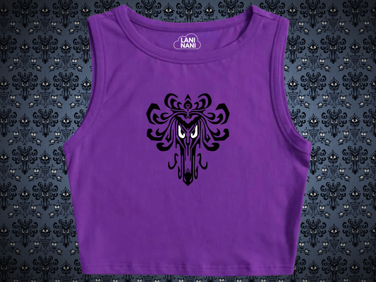 Haunted Mansion Wallpaper Crop Tank