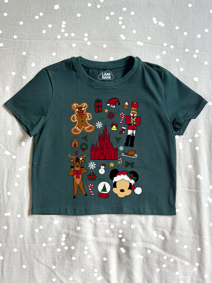 Main Street Christmas Baby Tee