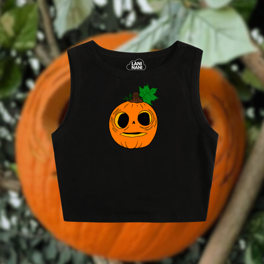 Boo Pumpkin Crop Tank