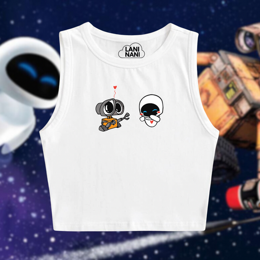 Wall-E & Eve Crop Tank