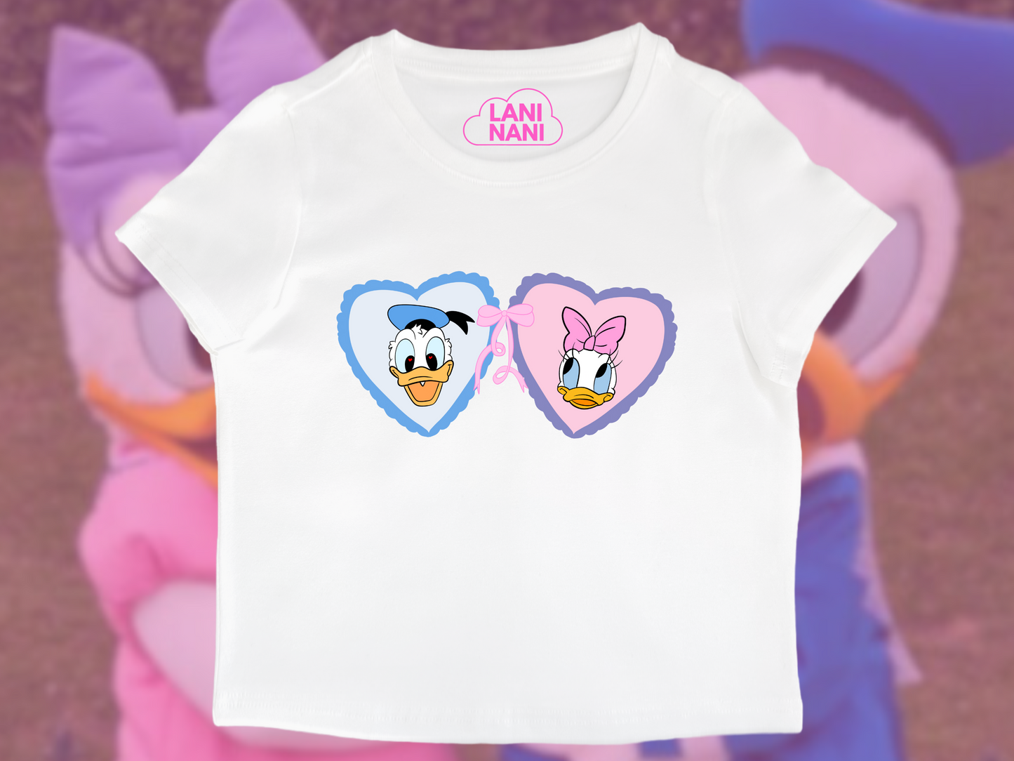 Ducks Sweethearts Baby Tee - Crop Tank