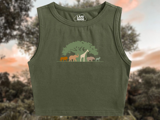 Tree of Life Crop Tank