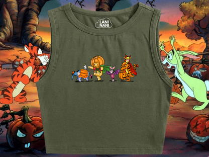 Pooh and Friends Halloween Crop Tank