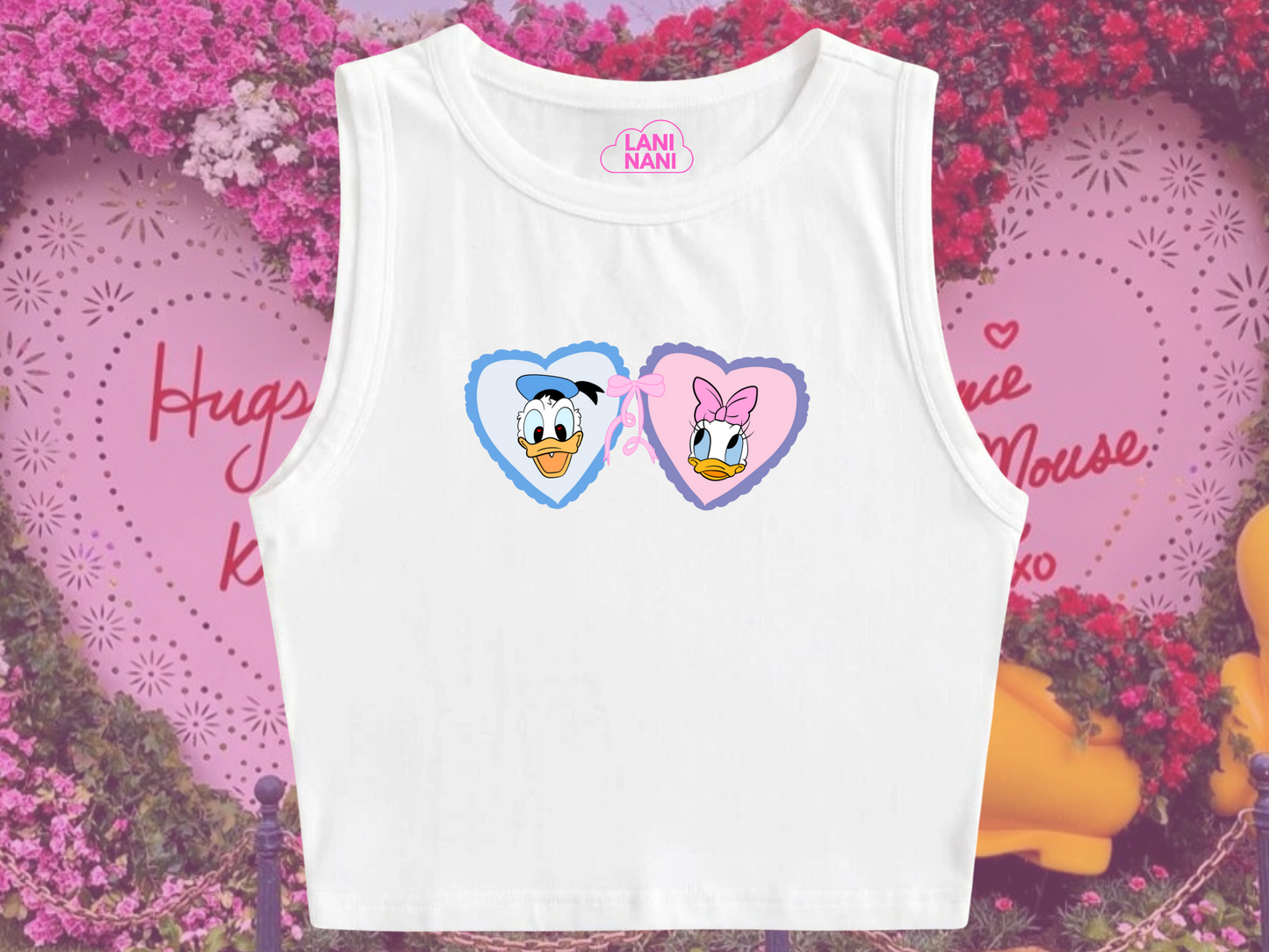 Ducks Sweethearts Baby Tee - Crop Tank