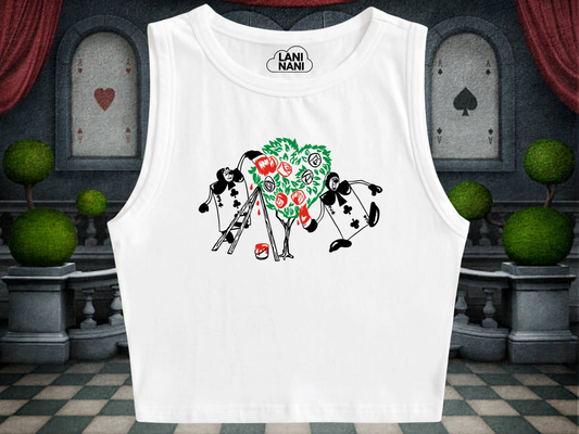 Queen of Hearts Crop Tank