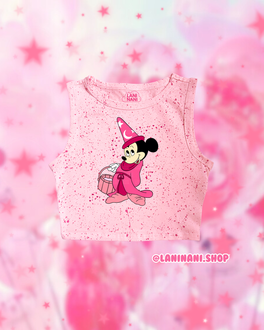 Pink Imagination Crop Tank