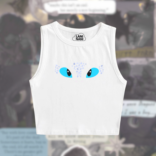 Light Fury Crop Tank - Baby Tee