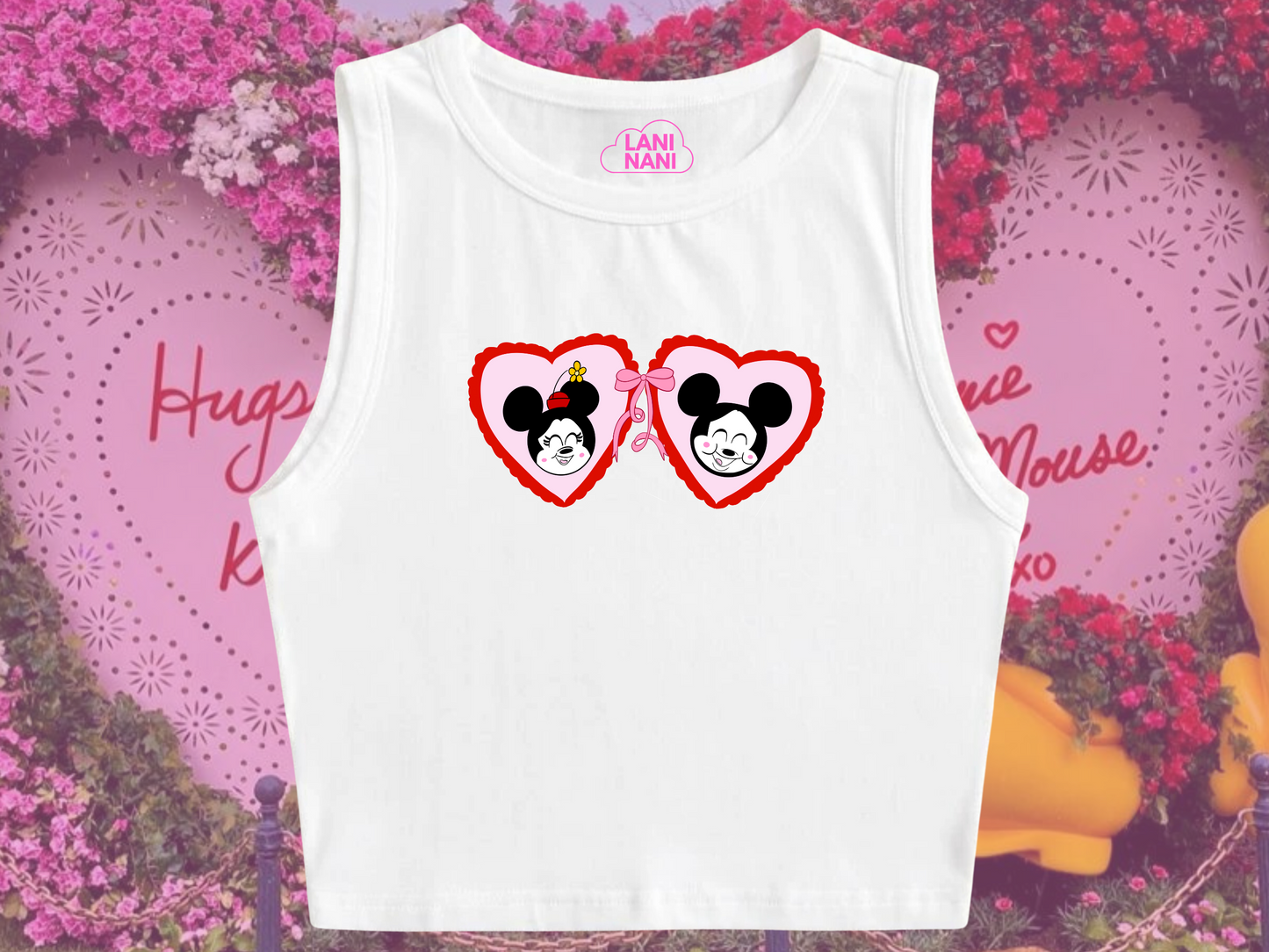 Mouse Sweethearts Baby Tee - Crop Tank