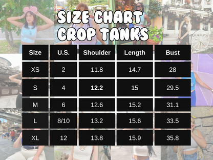 Alice & Cheshire Cat Crop Tank