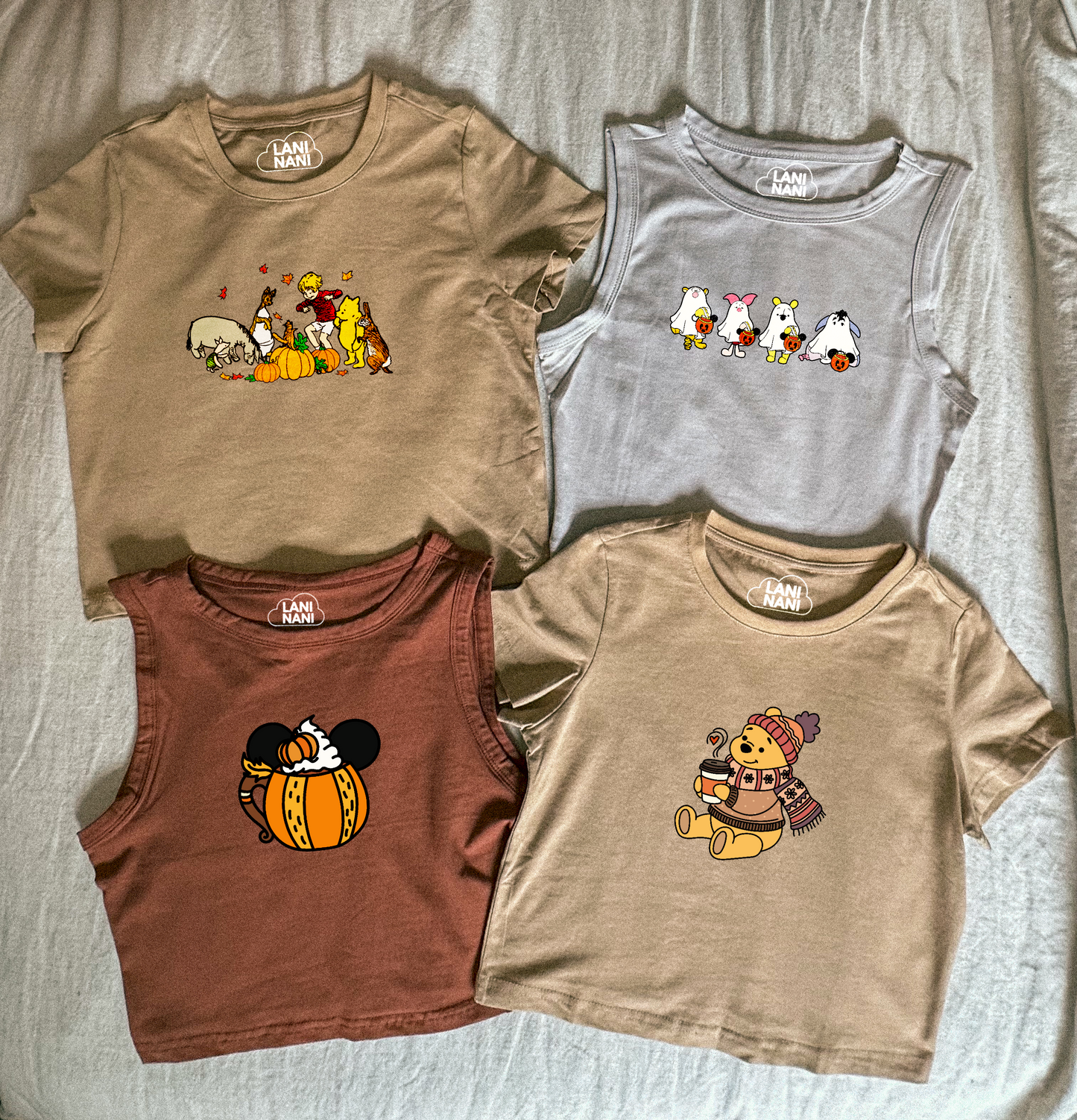 Autumn Pooh Baby Tee