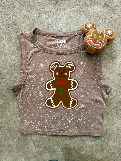 Verry Merry Gingerbread Crop Tank
