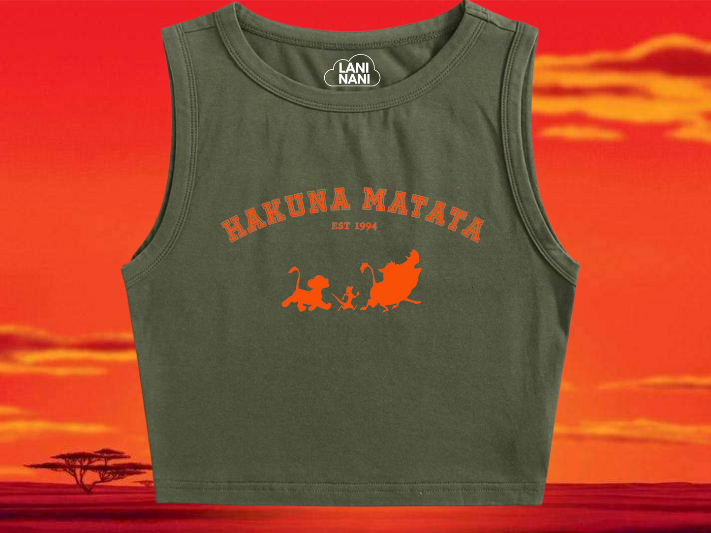 Hakuna Matata Crop Tank