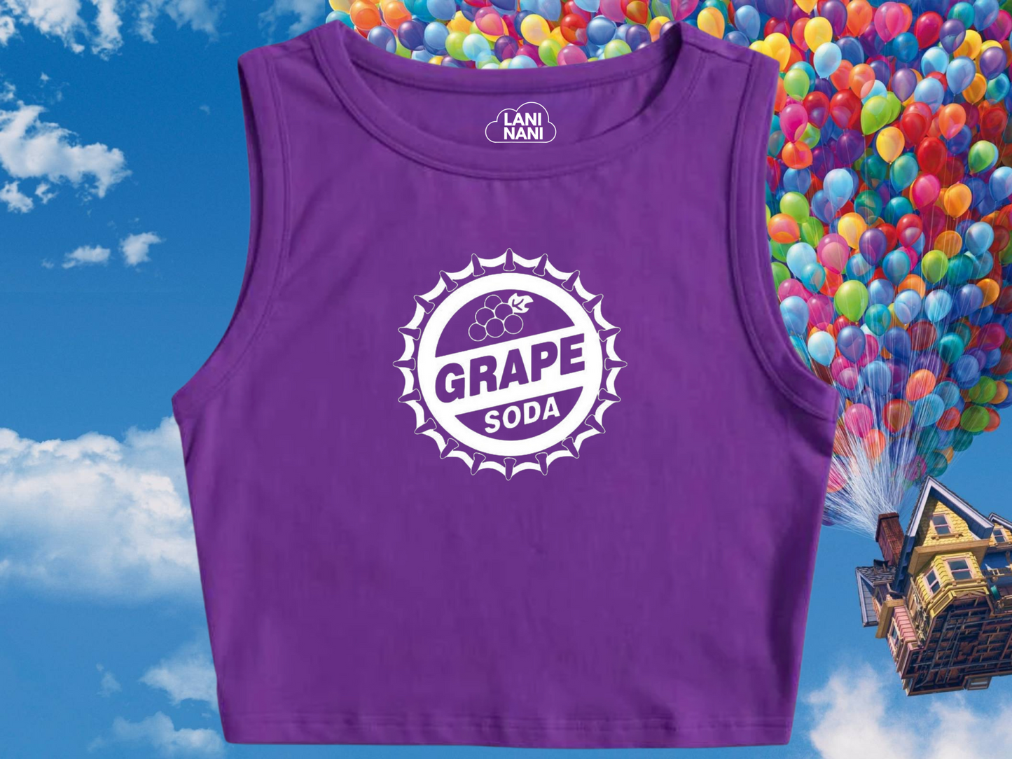 Grape Soda Crop Tank