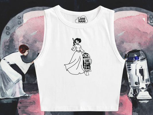 Princess Leia Crop Tank