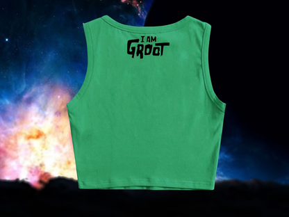 I Am Groot Crop Tank