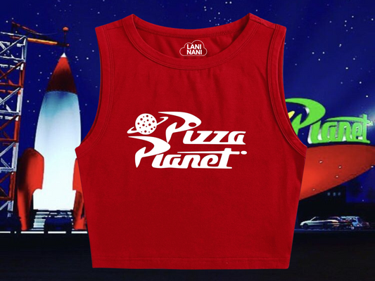 Pizza Planet Crop Tank