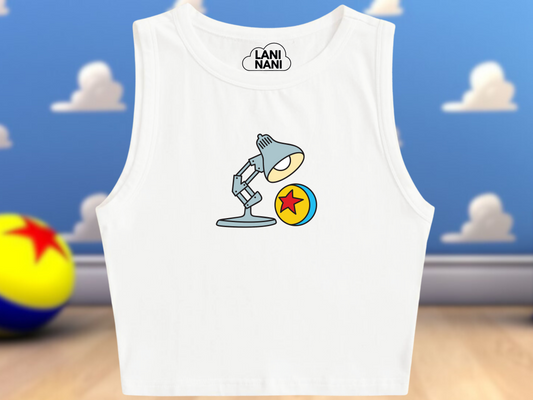 Pixar Lamp Crop Tank