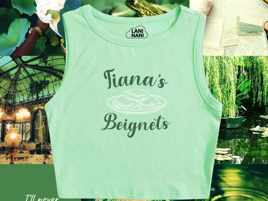 Tiana’s Beignets Crop Tank