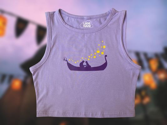 Rapunzel & Flynn Rider Crop Tank