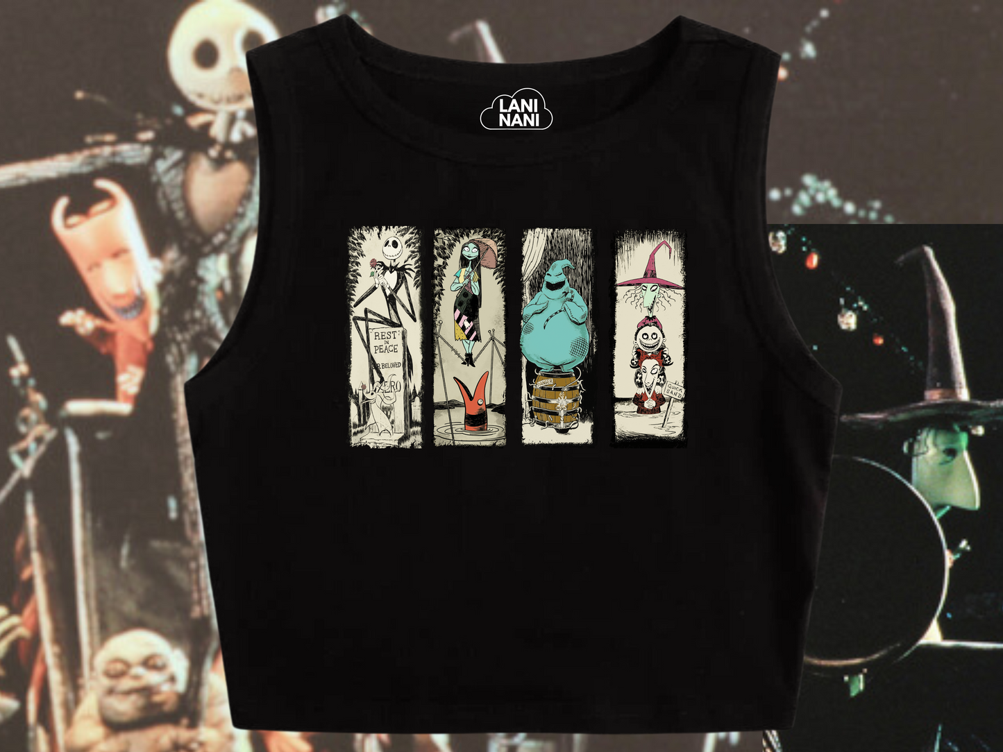 Nightmare Before Christmas Crop Tank