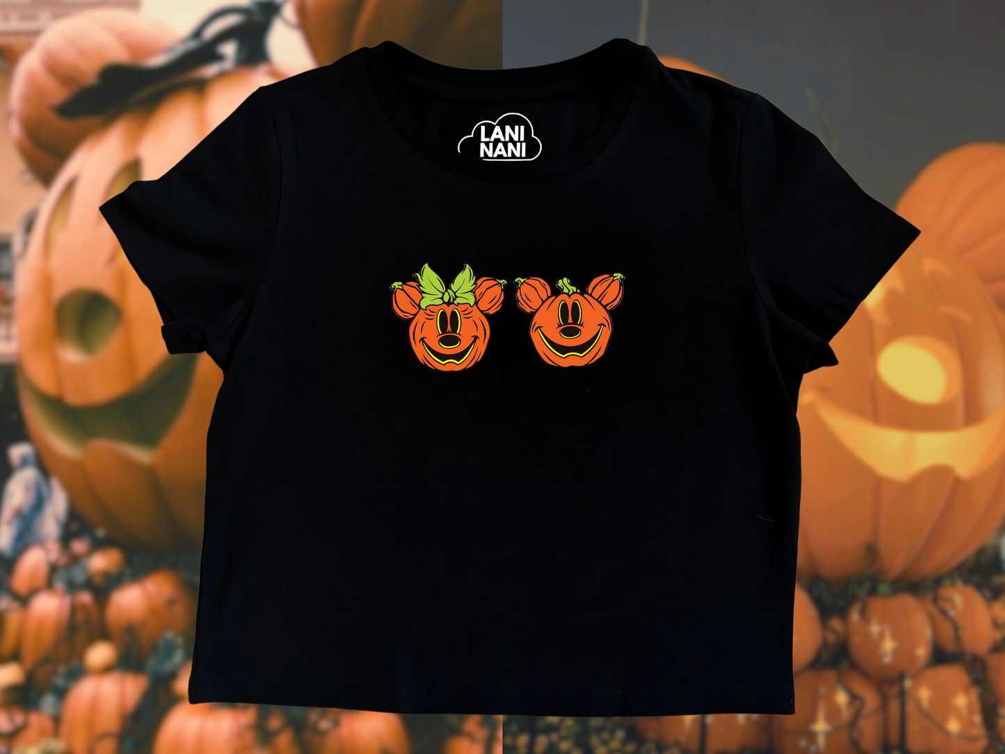 Boo to You Pumpkins Baby Tee/Crop Tank