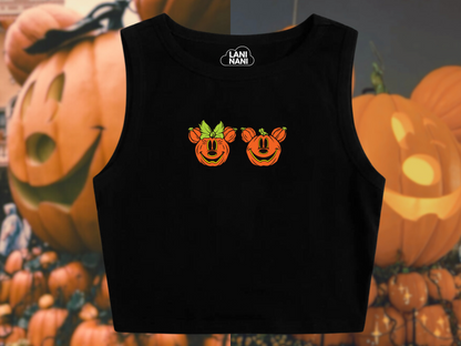 Boo to You Pumpkins Baby Tee/Crop Tank